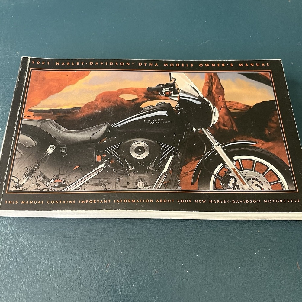 Harley‎ Davidson Owners Manual Official Glide 2001 Dyna Models 99467-01